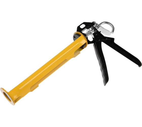 Изображение товара Пистолет для герметика ТУНДРА  полуоткрытый, круглый шток, 225 мм 1935502
