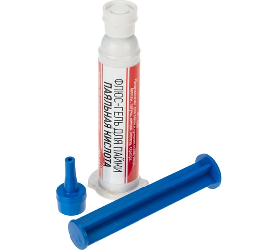 Изображение товара Флюс-гель для пайки паяльная кислота 12 мл шприц REXANT 09-3688