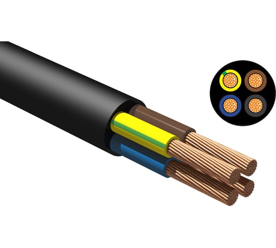 Изображение товара Кабель КГтп-ХЛ NVO 4x10 гост (20 метров) NVO-KPP-KGTPHL-4100-20