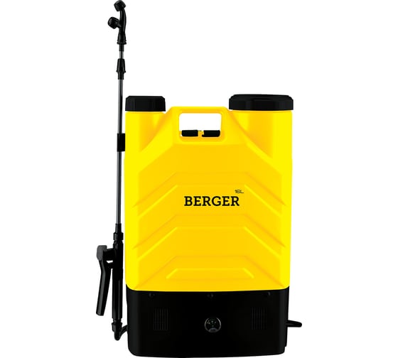 Изображение товара Садовый аккумуляторный распылитель Berger BG  16л, 3 насадки в комплекте 1992 BG1992