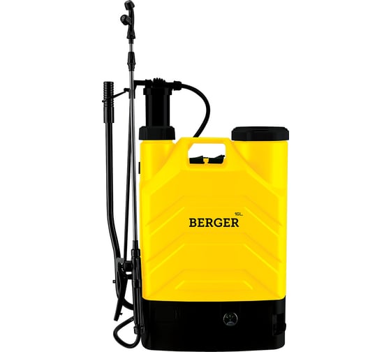 Изображение товара Садовый аккумуляторный распылитель Berger BG ручной 2в1, 16л, 3 насадки в комплекте 1993 BG1993