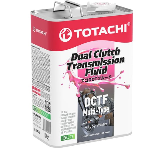 Изображение товара Жидкость для АКПП TOTACHI DCTF MULTI-TYPE 4 л A8204