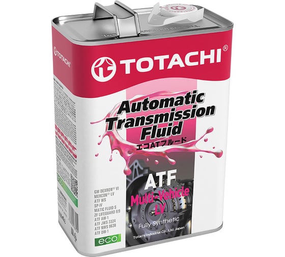 Изображение товара Жидкость для АКПП TOTACHI ATF Multi-Vehicle LV 4 л A3004