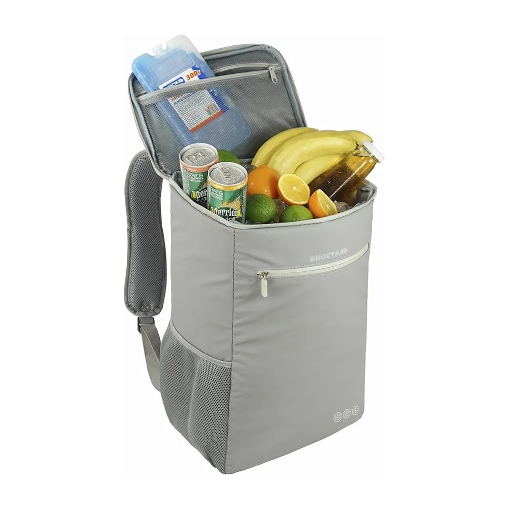 Изображение товара Рюкзак-холодильник Biostal Сити 25 л серый TRP-25D для прогулок и пикников