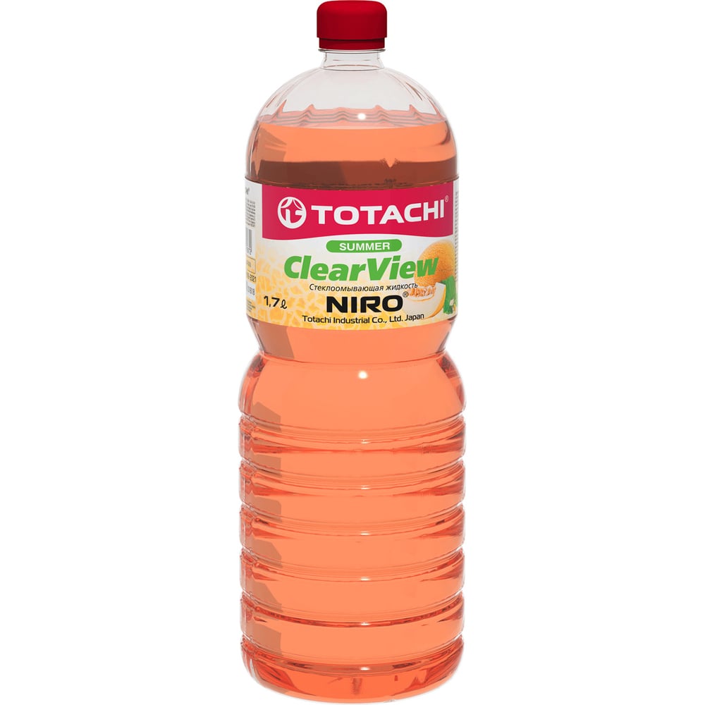 Изображение товара Омывающая жидкость TOTACHI NIRO CLEAR VIEW SUMMER 1.7 л для летней очистки стекол