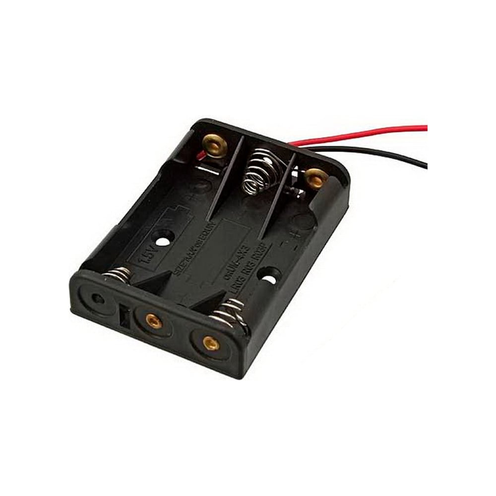 Изображение товара Батарейный отсек Pro Legend BH431 AAA 3x1 открытый корпус из АБС пластика