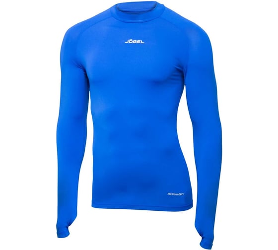 Изображение товара Компрессионная футболка с длинным рукавом Jogel Jögel Camp PerFormDRY Top LS JBL-1200-071, син/ бел Размер S УТ-00016266