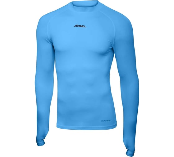 Изображение товара Компрессионная футболка с длинным рукавом Jogel Camp PerFormDRY Top LS, голубой ЦБ-00001833