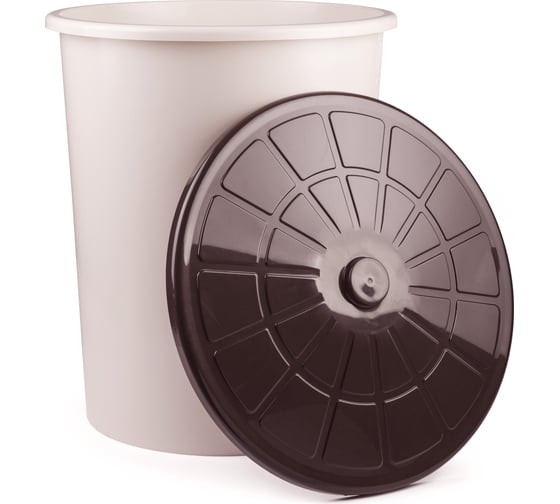 Изображение товара Бак универсальный ЗПИ «Альтернатива» 100л с крышкойбежевый М3469