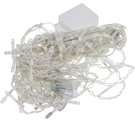 Изображение товара Гирлянда-бахрома КОСМОС 2x0,7м, 100LED, RGB, IP20, возможность соединения до 3шт от 220V, KOC_CUR-V22