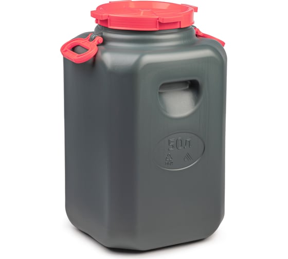 Изображение товара Канистра-бочка "Эконом" 50л, горловина 215мм, с навесными ручками, цвет микс ЗПИ «Альтернатива» М8331