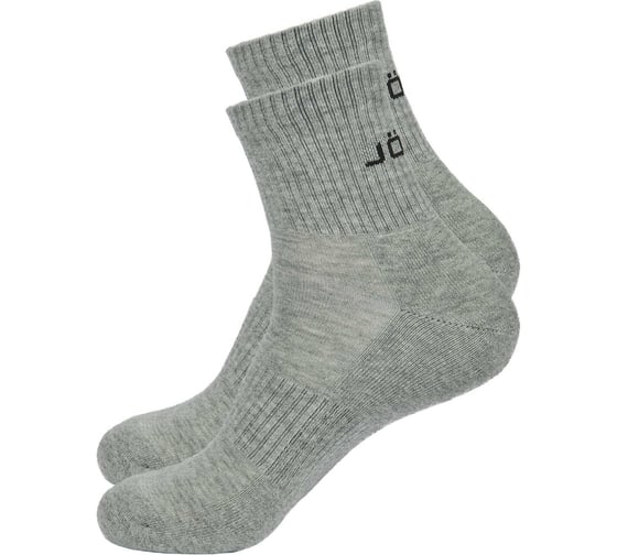 Изображение товара Средние носки Jögel ESSENTIAL Mid Cushioned Socks JE4SO0321.MG, меланжевый, 2 пары УТ-00020741