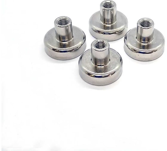 Изображение товара Магнитное крепление под болт, шуруп Проф-Магнит D16, 4 шт. PMYP-D-16