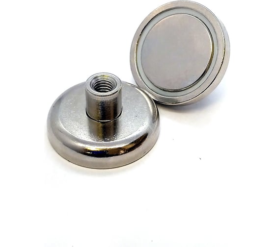 Изображение товара Магнитное крепление под болт, шуруп Проф-Магнит D32, сцепление 34 кг, 2 шт. PMYP-D-32