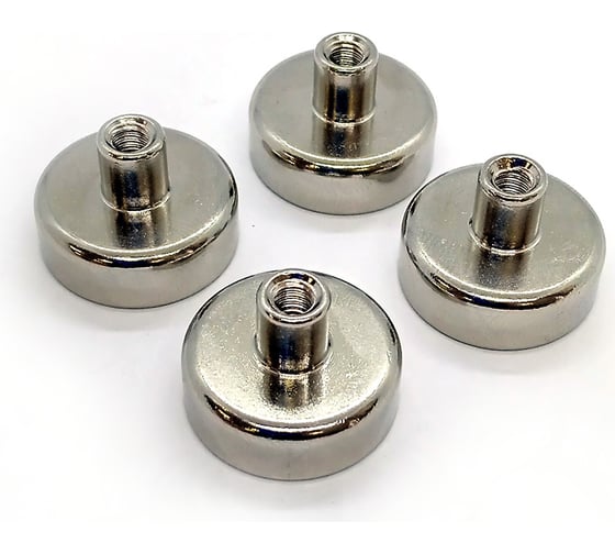 Изображение товара Магнитное крепление под болт, шуруп Проф-Магнит D20, 4 шт. PMYP-D-20