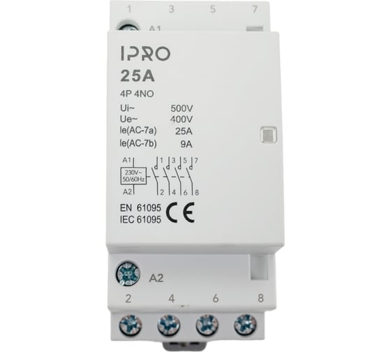 Изображение товара Контактор IPRO 25а 4п 13449