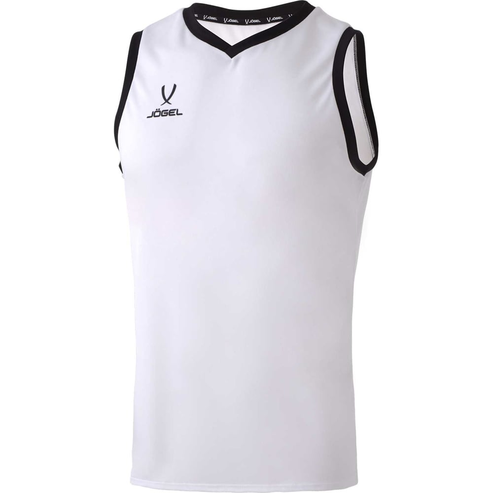 Изображение товара Баскетбольная майка Jögel Camp Basic JC2TA0121.00-K белая спортивная майка для мужчин и женщин