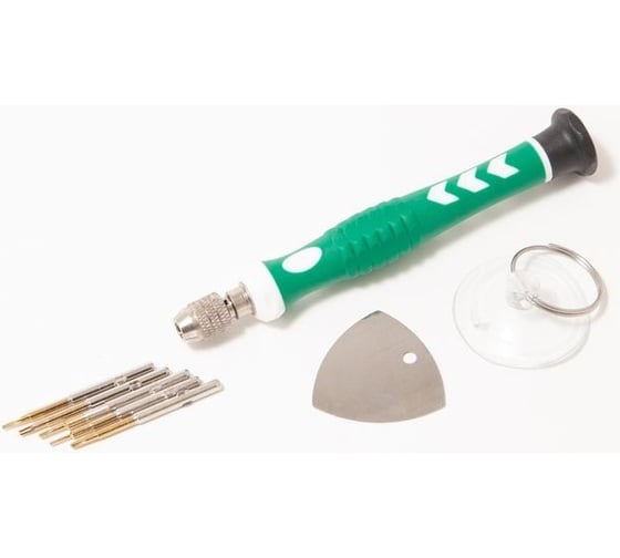 Изображение товара Отвертка BaumAuto ювелирная с комплектом бит для точных работ (8пр.) в блистере BM-3031318(15703)