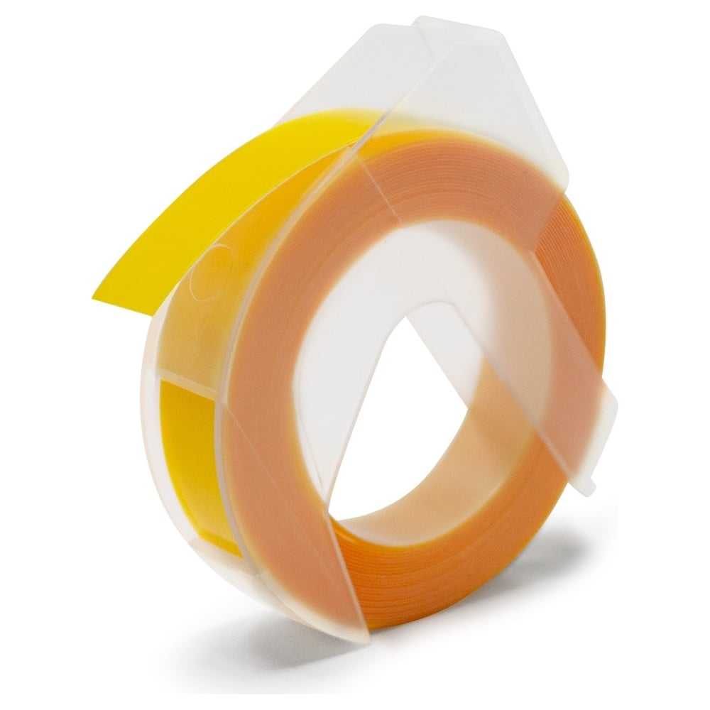 Изображение товара Лента Vell 5238-y07 9 мм 3 м желтая для Alpha и Dymo Omega
