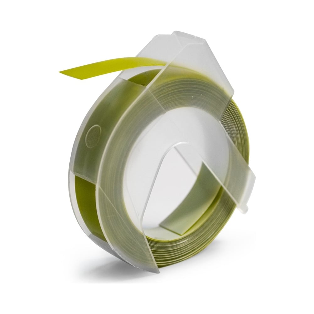 Изображение товара Лента Vell 5238-o05 9 мм 3 м оливковая для Alpha и Dymo Omega