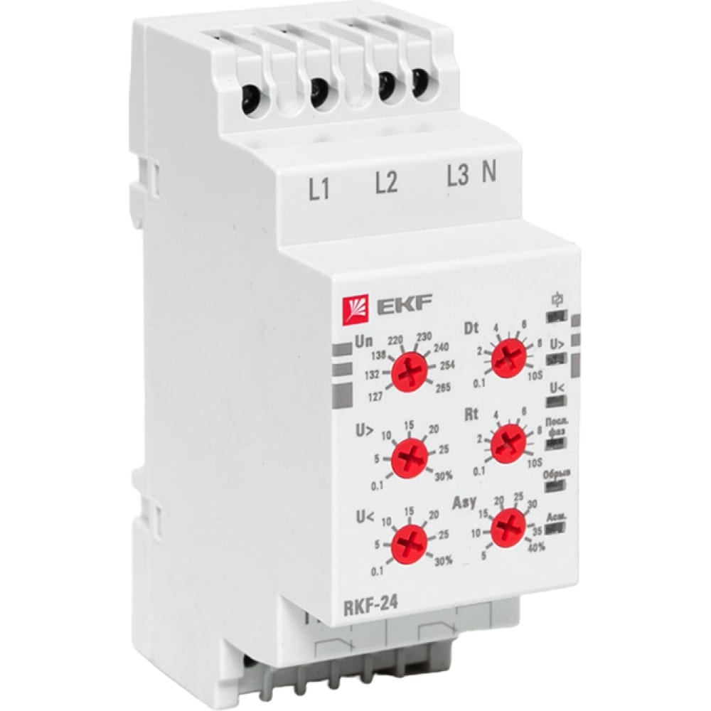 Реле контроля фаз EKF реле wi fi elektrostandard wf 46x46x18 мм ip20 белый