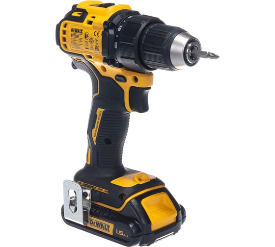 Изображение товара Компактная дрель-шуруповерт DEWALT 18В DCD708S2T