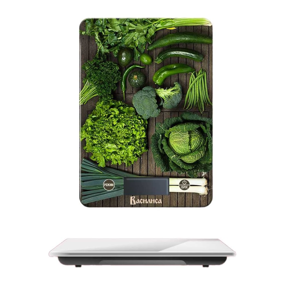 Изображение товара Настольные электронные весы ВАСИЛИСА ВА-019 Овощная лавка, 5 кг Р1-00009194