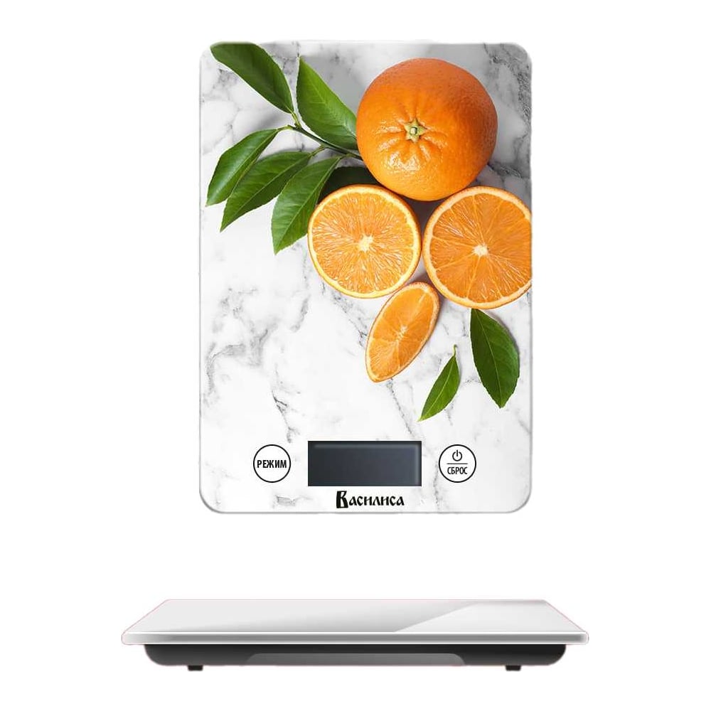 Изображение товара Настольные электронные весы ВАСИЛИСА ВА-017 Мрамор, 5 кг Р1-00009192