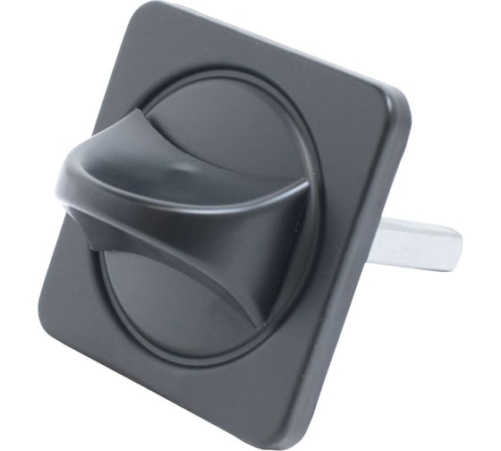 Изображение товара Поворотник БУЛАТ НДФ 05.02 АТЛАС матовый черный, квадрат 8x8 мм 14953