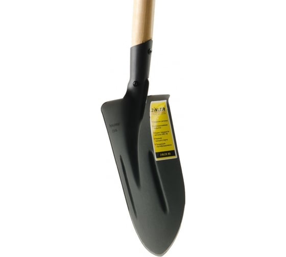 Изображение товара Штыковая универсальная лопата ZINLER с деревянным черенком, 1400 мм Z1.2H6 ЛШУЧ6