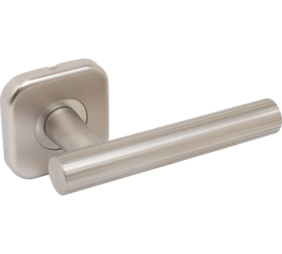 Изображение товара Комплект ручек для металлических дверей БУЛАТ РФ 04.08 ФОРТЕ матовый никель 14944