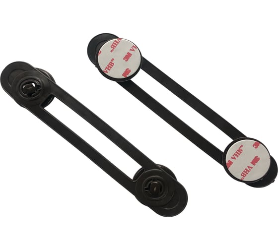 Изображение товара Гибкий фиксатор, блокиратор для холодильника, СВЧ, крышки унитаза 100 Baby Safety 2 шт., венге, скотч в комплекте 4670006471133