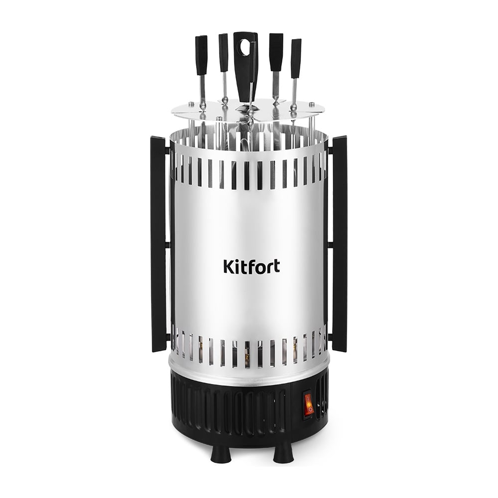 Изображение товара Электрошашлычница KITFORT КТ-1406 электрическая 900 Вт 5 шампуров