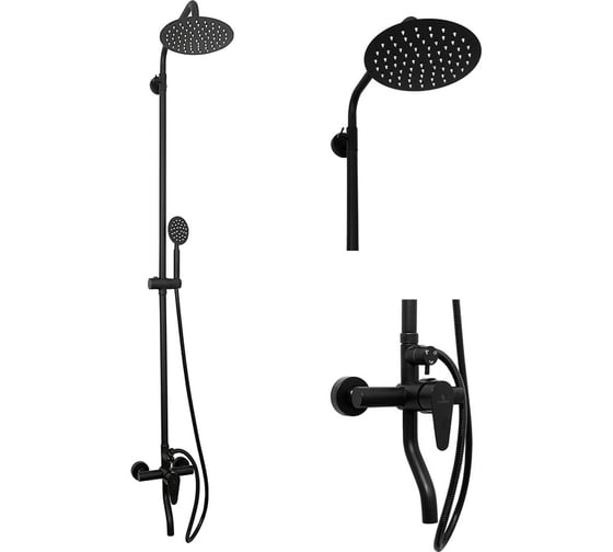 Изображение товара Смеситель для ванны Славен с верхним душем, комплект, сл-од-нж61 СЛ-ОД-Ж61