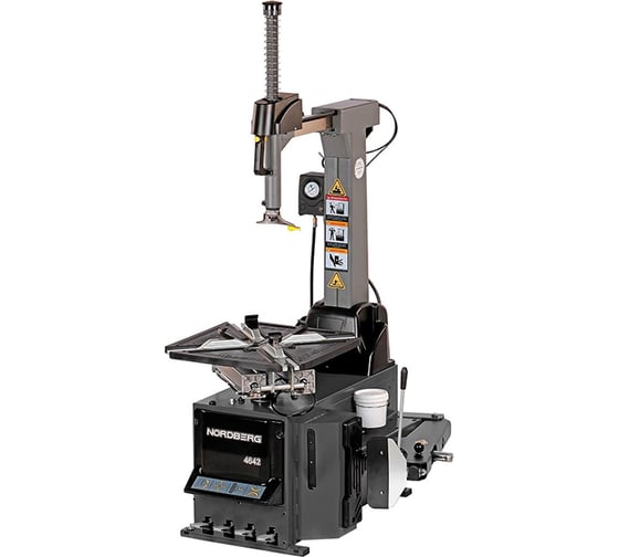 Изображение товара Шиномонтажный станок NORDBERG 380V автомат, 2х скор, стол с накладками, серый 4642(G)
