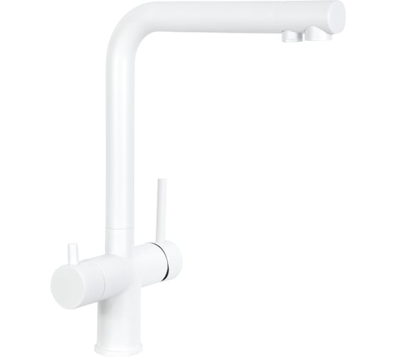 Изображение товара Смеситель для кухни Славен с подключением к фильтру для питьевой воды, белый СЛ-ОД-Д76