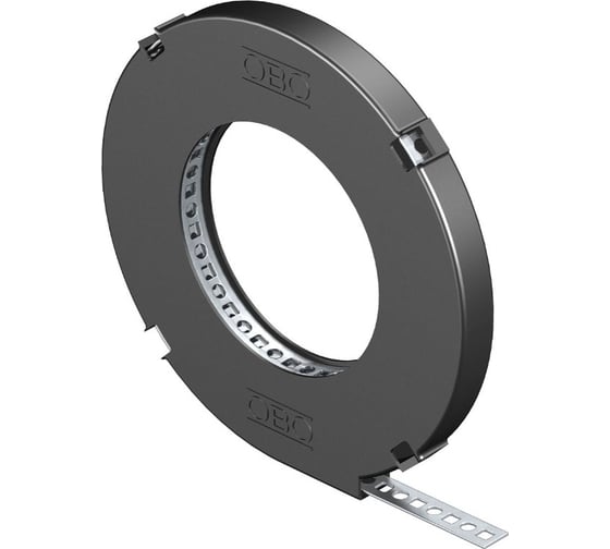 Изображение товара Монтажная перфорированная лента OBO Bettermann 12х0.8 мм, чехол пластиковый (рулон 10 м) 1471120