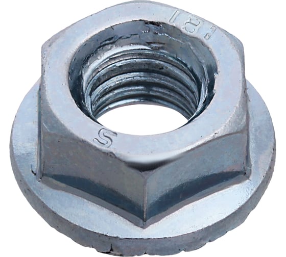 Изображение товара Гайка с фланцем RMG DIN 6923 М6, цинк,  8600 шт./25 кг Г6923-006-8600-00025