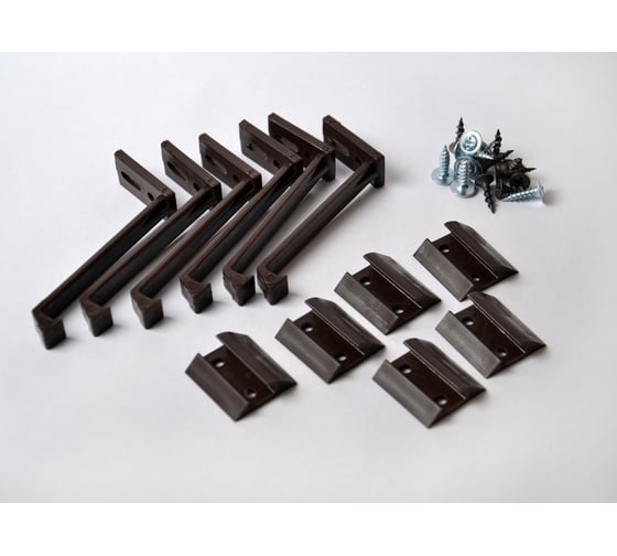 Изображение товара Защита от детей, блокиратор дверей и ящиков 100 Baby Safety "Мама Папа" 6 шт., венге, крепеж в комплекте 4670006470723