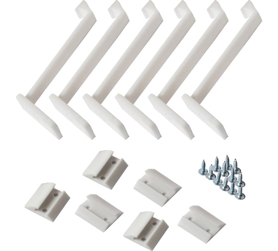 Изображение товара Защита от детей, блокиратор дверей и ящиков 100 Baby Safety "Мама Папа" 6 шт., белые, крепеж в комплекте 4670006470136