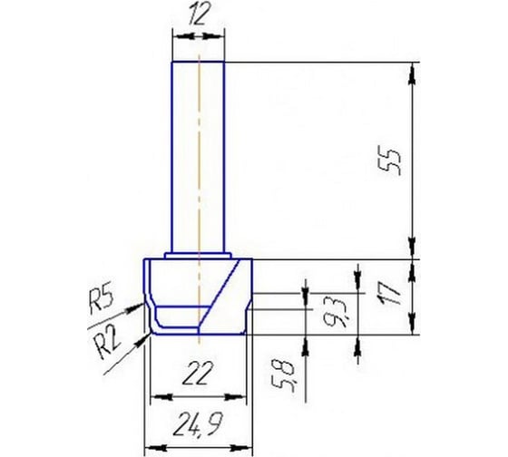 Изображение товара Фреза МебельДрев ФК 0462-12