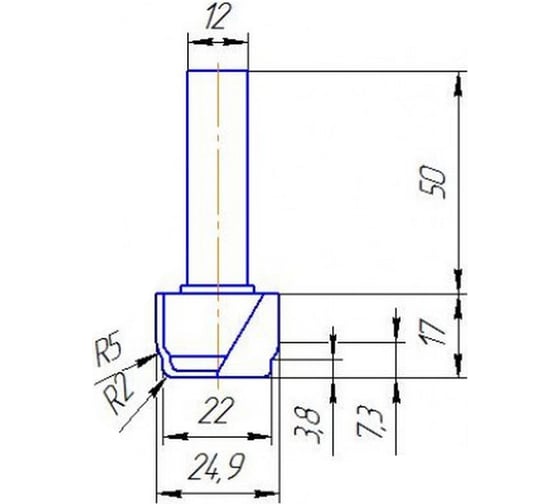 Изображение товара Фреза МебельДрев ФК 0463-12