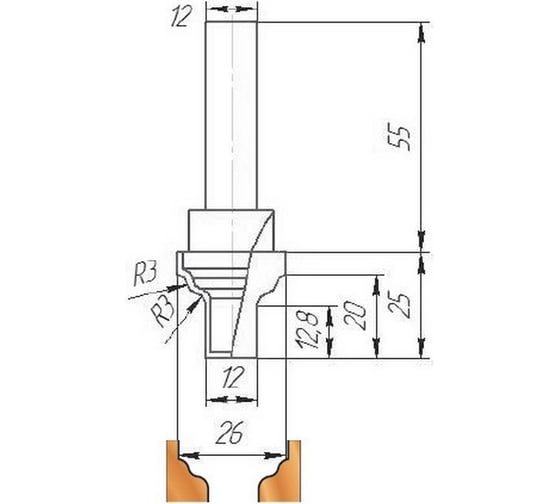 Изображение товара Фреза МебельДрев ФК 0926-12