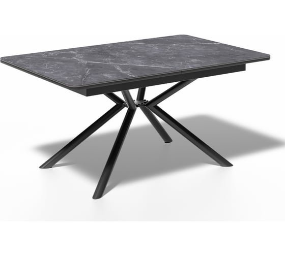 Изображение товара Стол KENNER DC1300 черный/керамика мрамор черный 324814