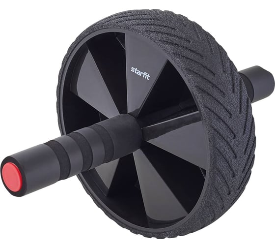 Изображение товара Ролик для пресса с мягким ходом Starfit RL-104 черный/красный УТ-00019797