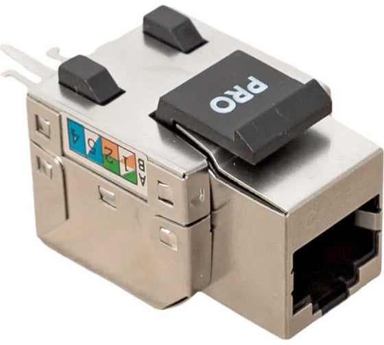 Изображение товара Модуль Keystone EKF розеточный teracom pro cat.5e rj-45 экранированный ftp 110 idc 90 градусов TRP-KSTN-SOCK-90D-5EFTP