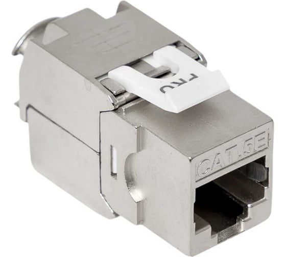 Изображение товара Модуль Keystone EKF teracom pro cat.5e экранированный stp 110 idc 180 градусов самозажимной (toolless) TRP-KSTN-T180D-5ESTP