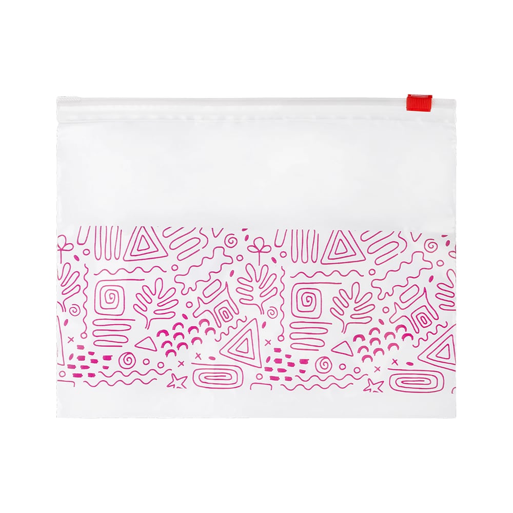 Изображение товара Пакет слайдер Рыжий кот 22x18 см, 15 шт. прозрачный полиэтилен