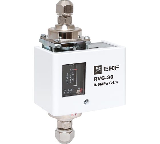 Изображение товара Реле перепада давления EKF (0,6 МПа) RVG-30-0,6-4