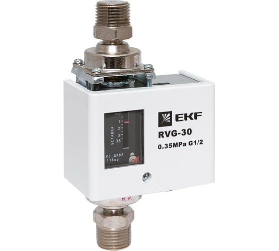 Изображение товара Реле перепада давления EKF (0,35 МПа) RVG-30-0,35-2
